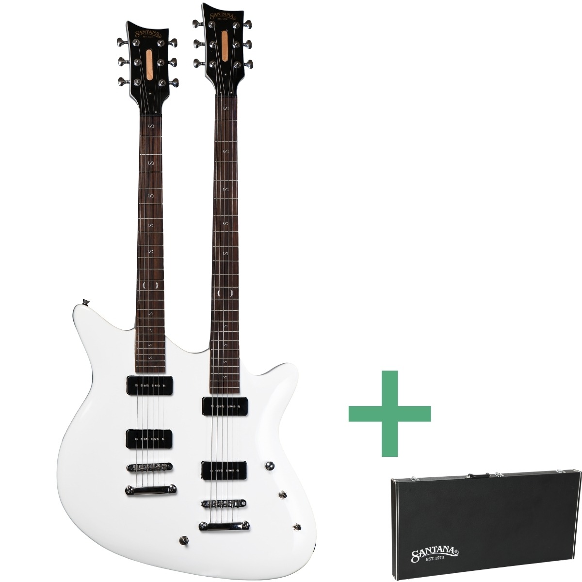 Santana Double Trouble Electric Guitars-signatur