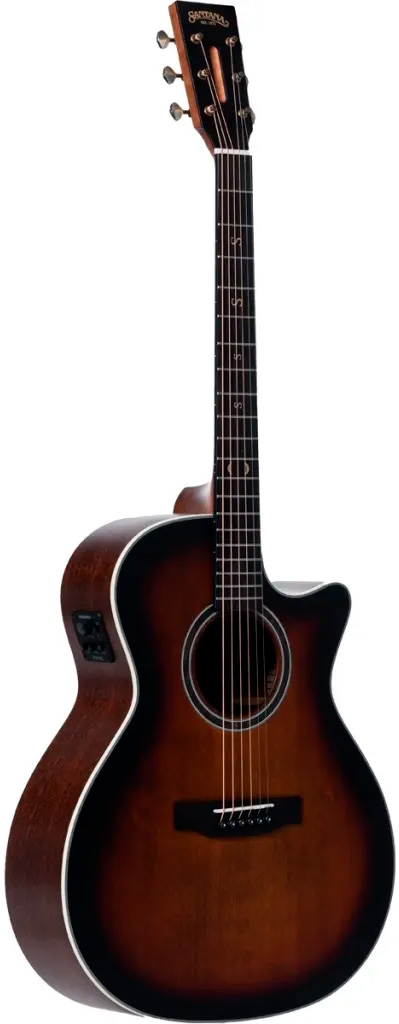 Santana Superb G94 Brs Western Guitar Med Pickup Brown Burst