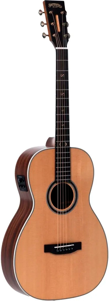 Santana Superb P94 Ns Parlor Western Guitar Med Pickup Natur
