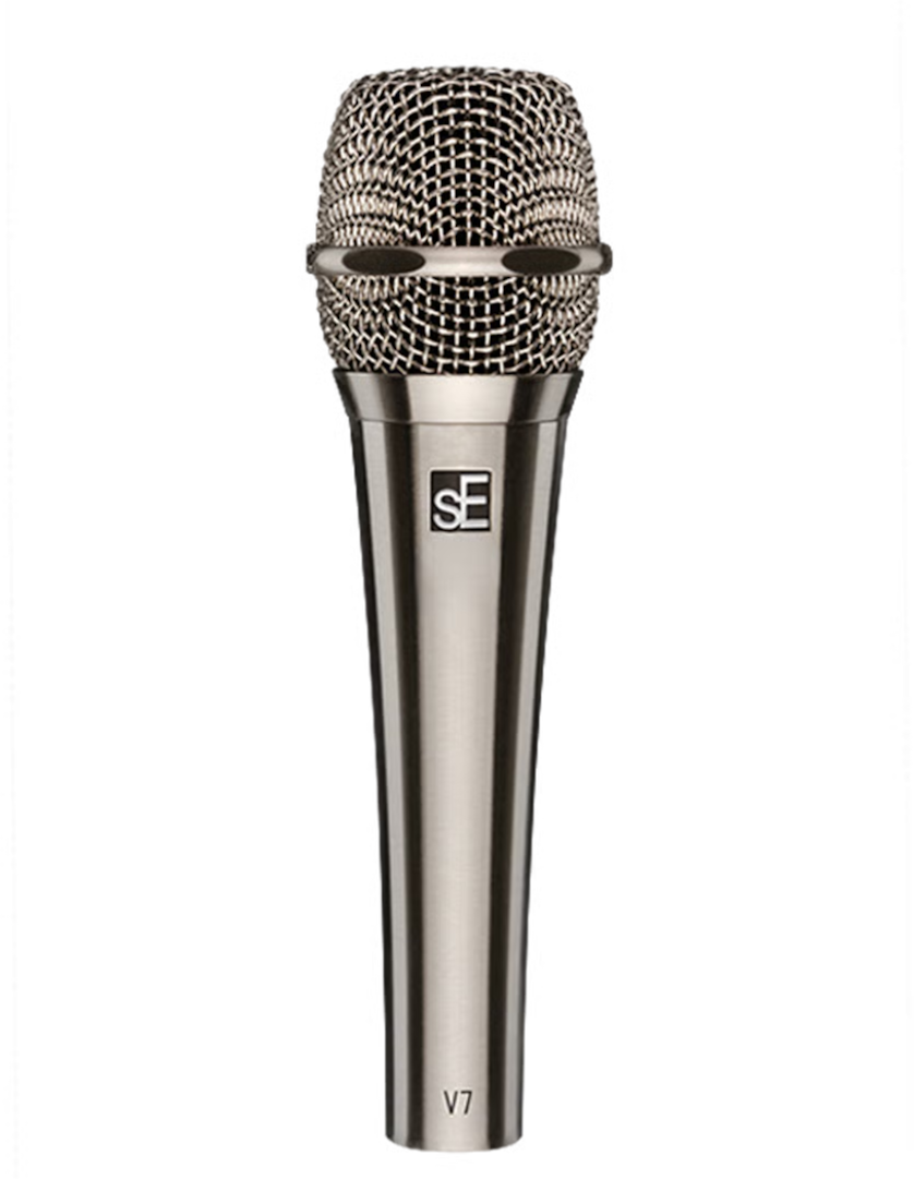 Se Electronics V7 Supercardioid Dynamisk Vokal Mikrofon  Nickel