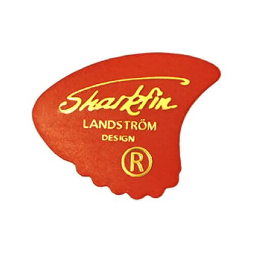 Sharkfin Gp 101 Goldprint  Soft  Red Plektre  12 Stk