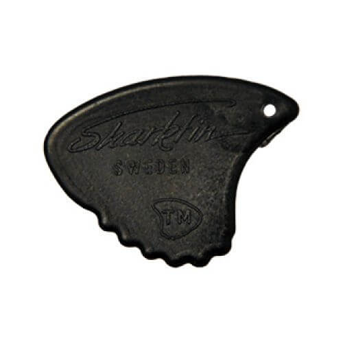 Sharkfin Gp 107 Relief  Super Hard  Black Plektre  12 Stk