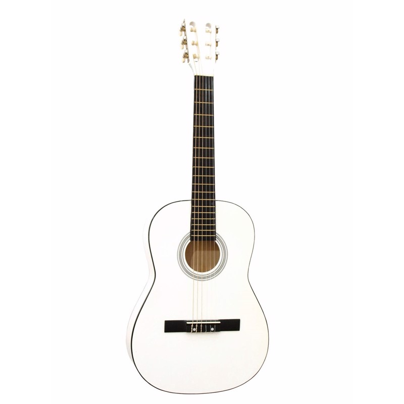 Spansk Guitar Til Børn  Hvid Dimavery Ac-303  Str