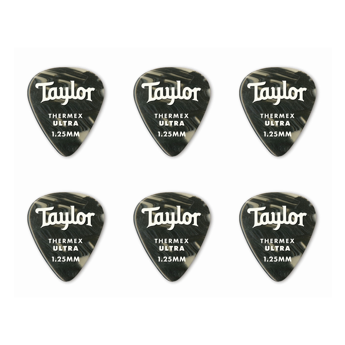 Taylor Thermex Ultra Picks Black Onyx   25mm Plektre    Stk