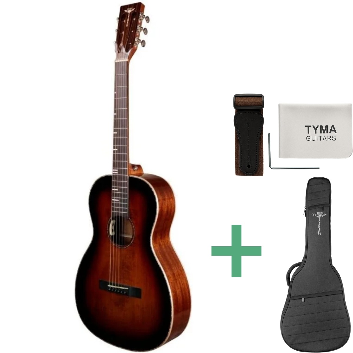 Tyma P18e Brs Western-guitar Brown Sunburst  -stock