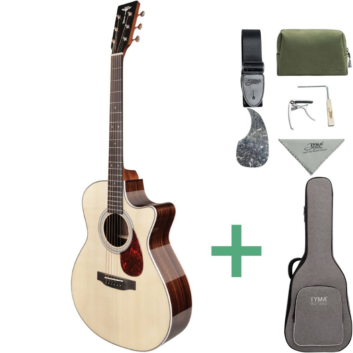 Tyma Tg-12e Western-guitar