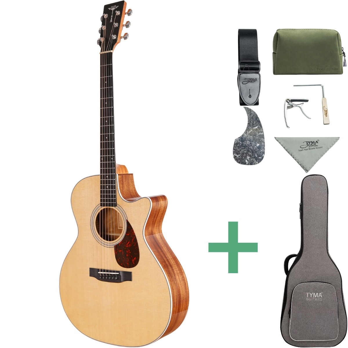 Tyma Tg-12ke Western-guitar