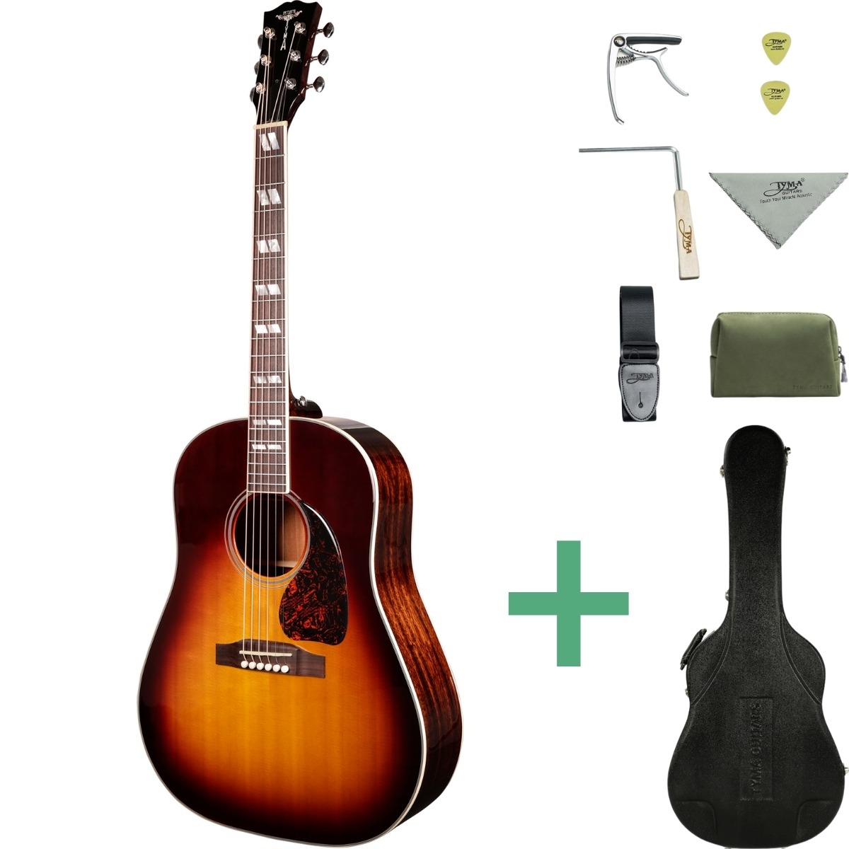 Tyma Tj-45e Western-guitar