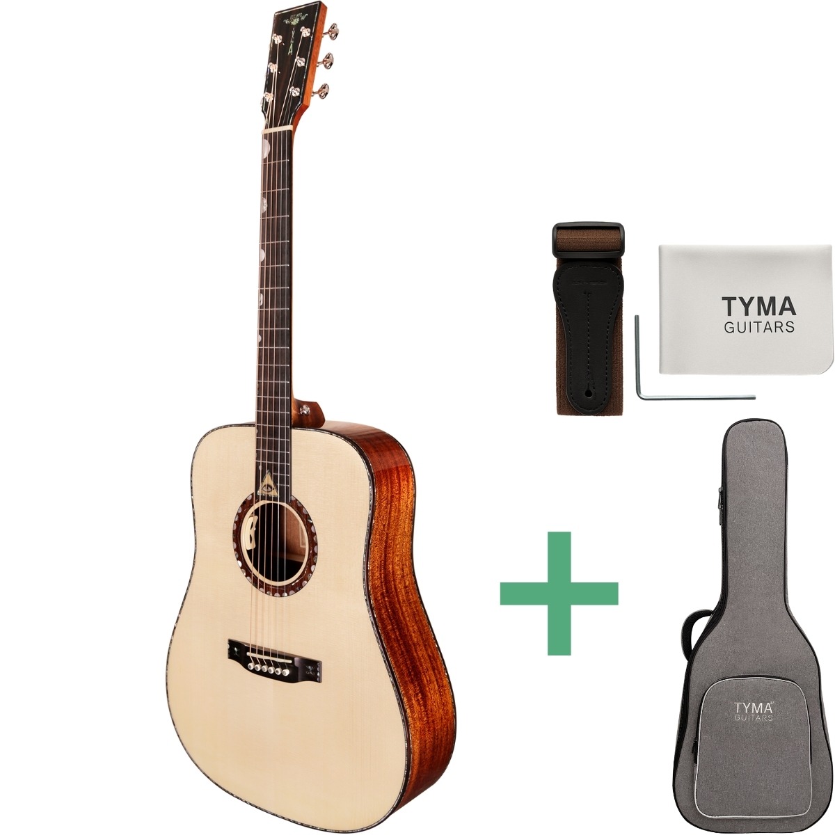 Tyma  -30e Western-guitar  -stock