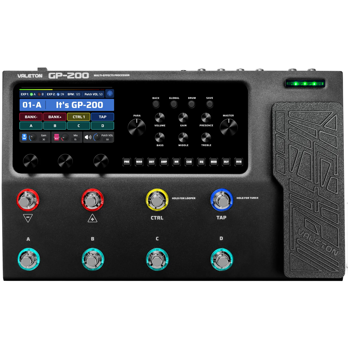 Valeton Gp-200 Guitar-multieffekt-pedalboard