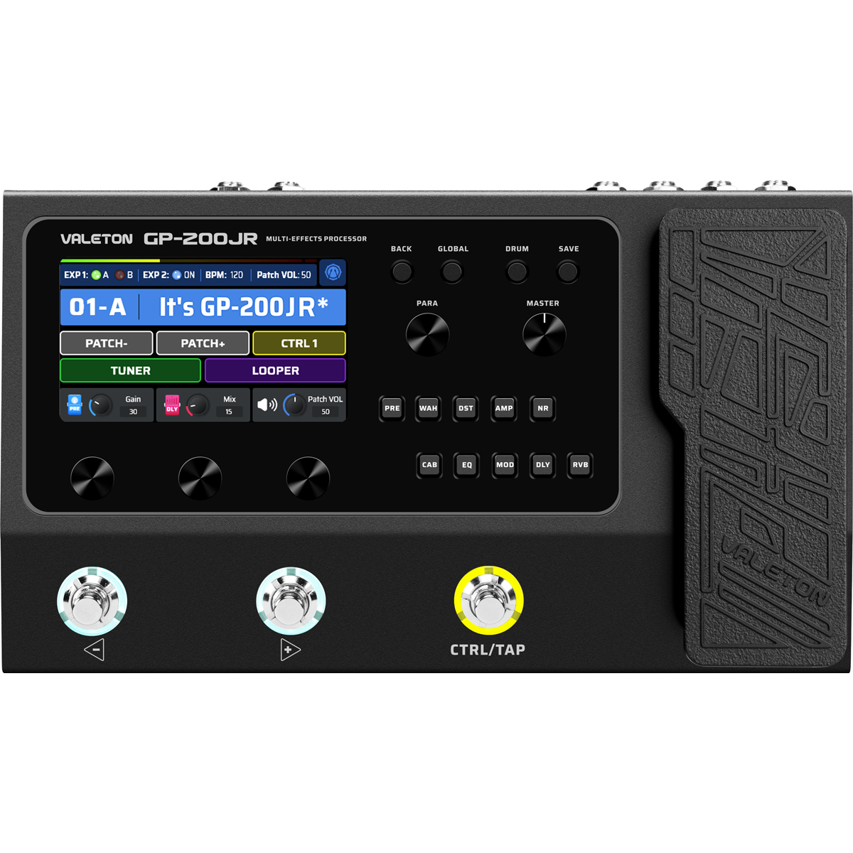 Valeton Gp-200jr Guitar-multieffekt-pedalboard