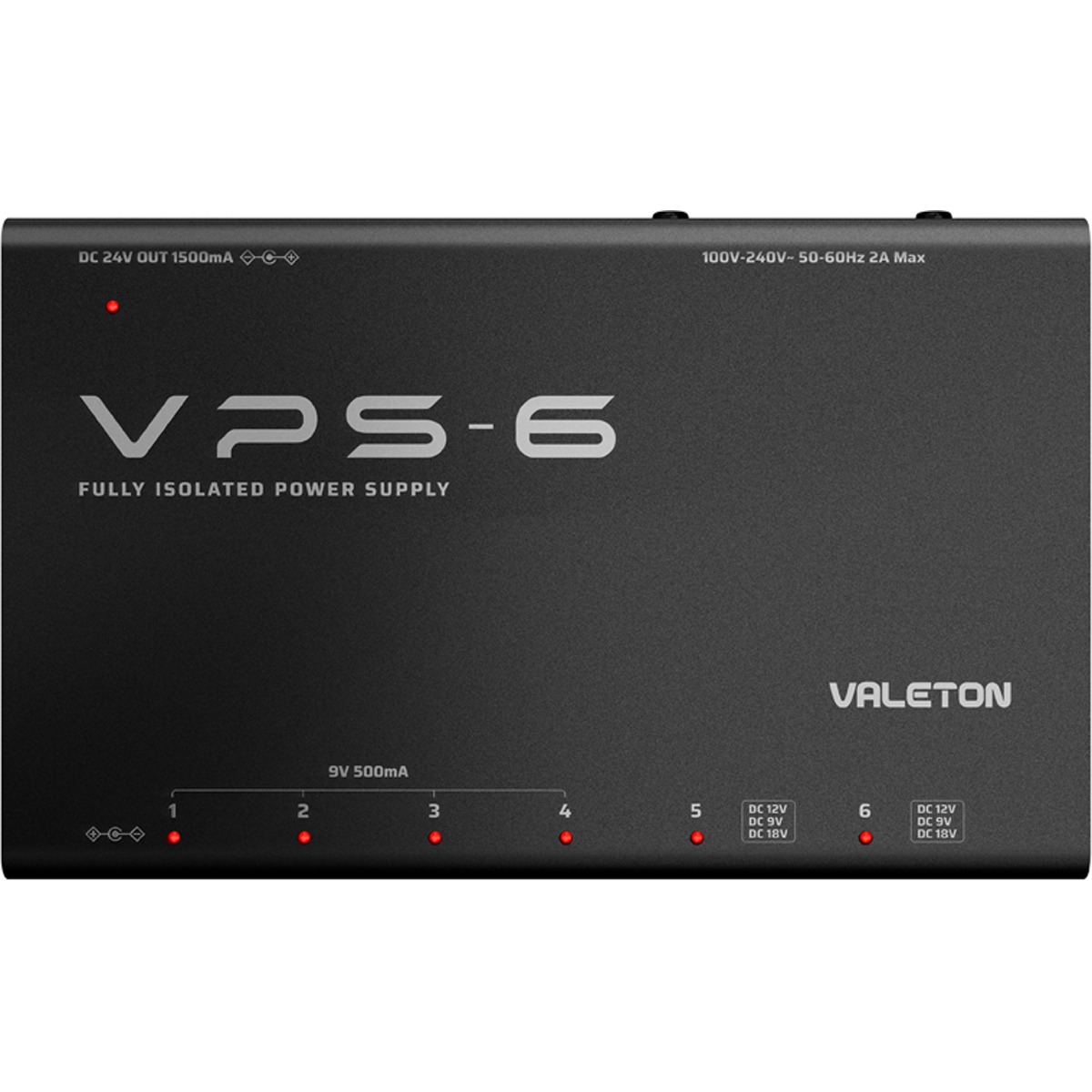 Valeton Vps-  Multi-strømforsyning   -24v 1500ma