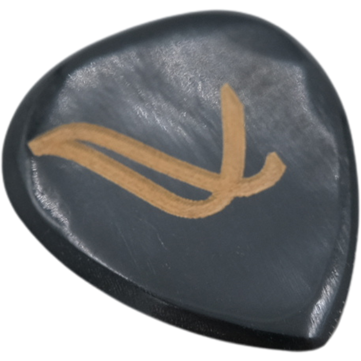 Wambooka Nativo Semi Flat Black Horn Plekter