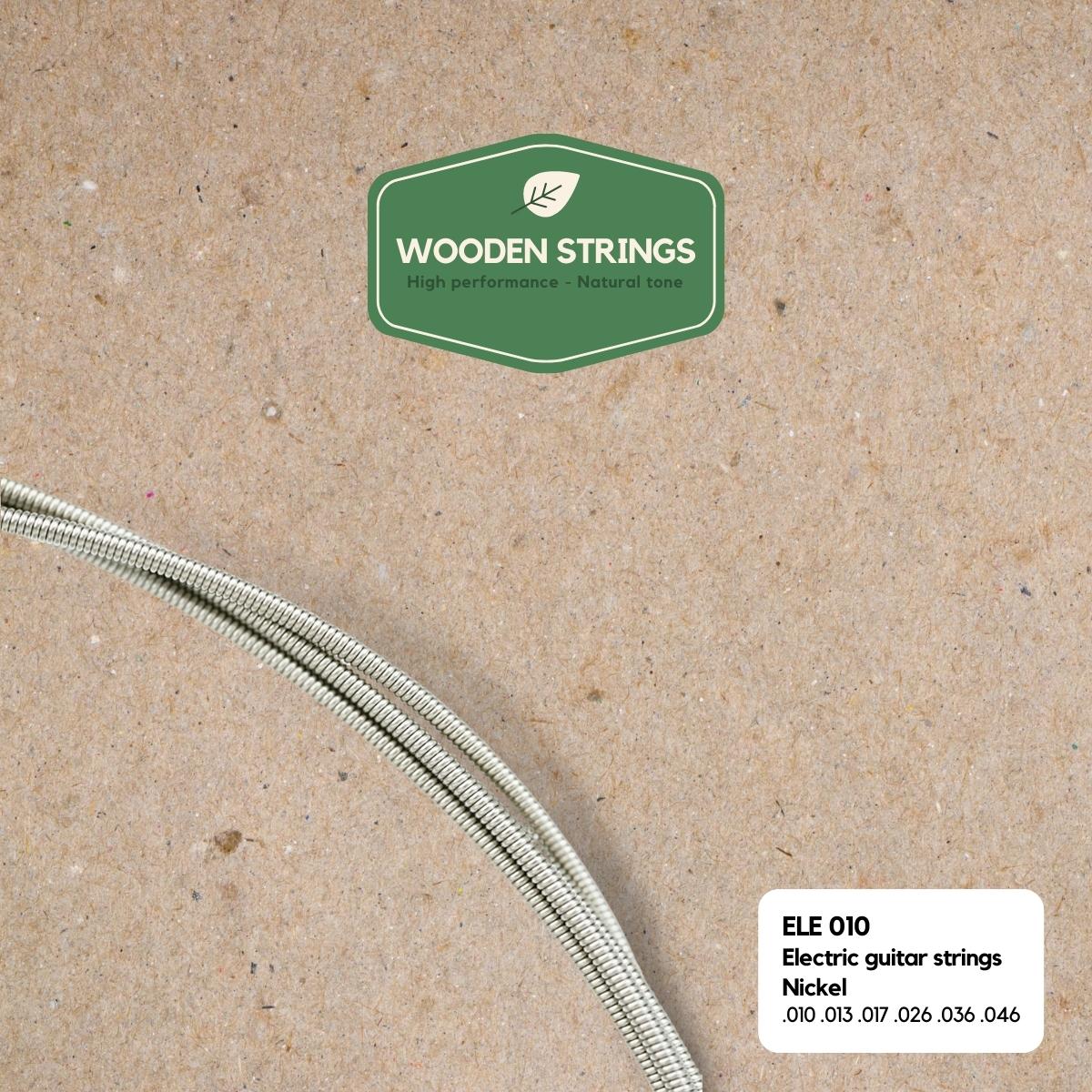 Wooden Strings Ele010 El-guitar-strenge  010-046